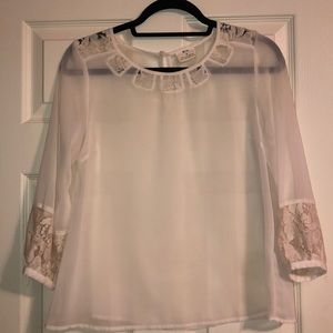 Urban Outfitters Pins and Needles cream longsleeve